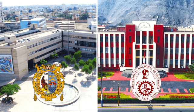 La UNMSM y la UNI no aparecen en nuevo ranking internacional. Foto: composición LR/UNMSM/UNI