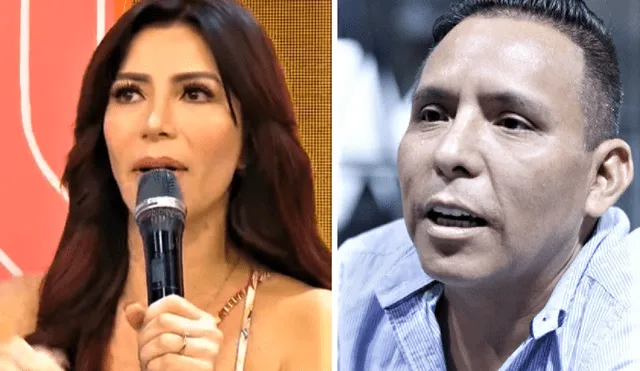 Milena Zárate reveló, además, que Edwin Sierra la demandó por S/105.000 por tocar su nombre. Foto: composición LR/América TV  - Video: América TV