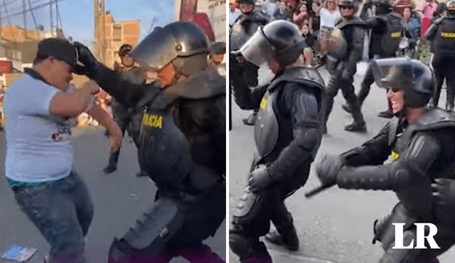 'Robocops' bailaron con el público que asistió al corso. Foto: composición LR/ Soltv Perú. Video: Sol TV Perú