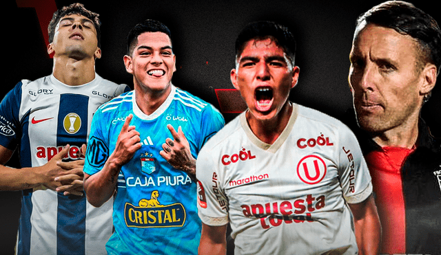 Alianza Lima, Sporting Cristal, Universitario y Melgar pelean por el Torneo Clausura. Foto: composición LR