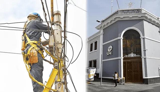 La empresa SEAL realizará el corte de luz en Arequipa para desempeñar labores de mantenimiento. Foto: composición LR/La República