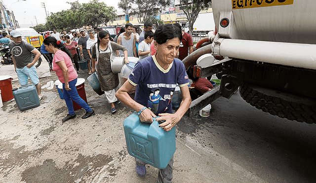 Estas son las zonas donde se cortará el suministro de agua. Foto: difusión