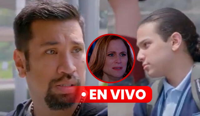 La novela peruana 'Perdóname' tiene como parte del elenco a Aldo Miyashiro y su hijo. Foto: captura de América TV