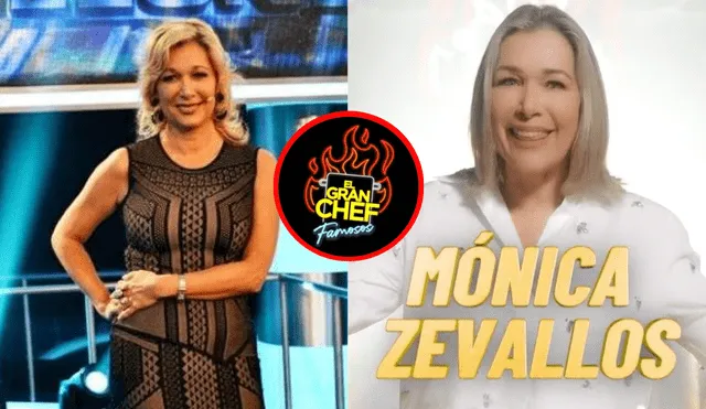 Mónica Zevallos tuvo éxito en la televisión peruana al conducir 'Vale la pena soñar'. Foto: composición LR/captura de TikTok/Mónica Zevallos/Facebook/'El gran chef: famosos'