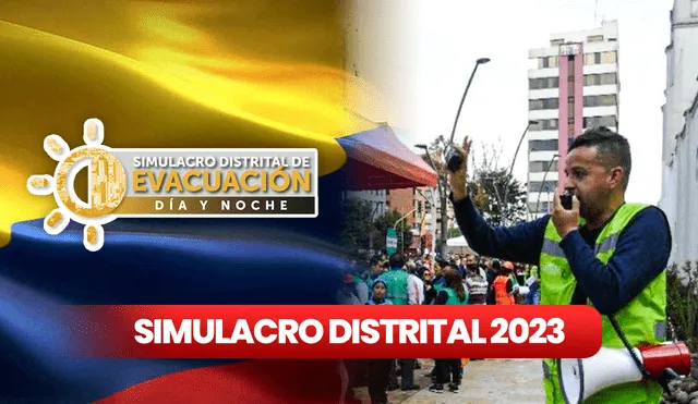 El Simulacro Distrital de Evacuación 2023: se realizará de día y de noche. Foto: composición LR de Jazmin Ceras/ Alcaldía de Bogotá/ Pxfuel