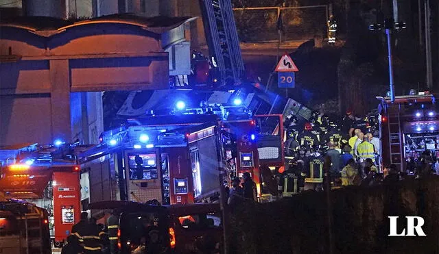 En Venecia, se ha puesto en marcha el protocolo de "grandes urgencias" por el accidente de bus. Foto: EFE