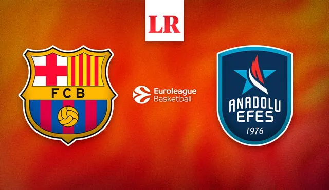 El partido de Barcelona vs. Anadolu Efes se jugará en el Palau Blaugrana. Foto: composición de Álvaro Lozano / La República