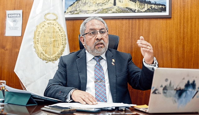 Fiscalía. Juan Fernández Jerí, jefe de la Autoridad Nacional de Control del Ministerio Público. Foto: Félix Contreras/La República