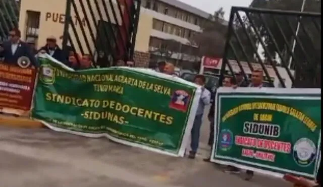 Docentes anunciaron que la huelga será indefinida. Foto: captura / Facebook