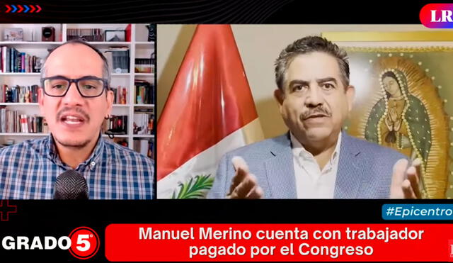 Gómez Fernandini no está de acuerdo con los beneficios de Manuel Merino como expresidente. Foto y video: La República