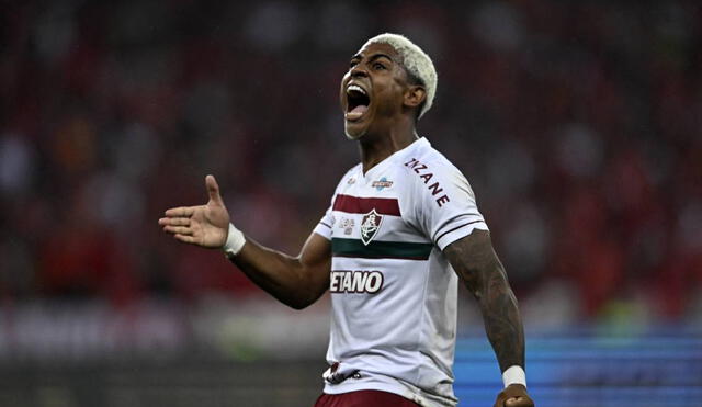 John Kennedy fue el autor de uno de los goles con los que clasificó Fluminense. Foto: Conmebol Libertadores