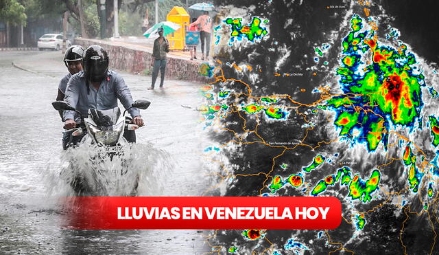 Sigue AQUÍ el reporte de lluvias en Caracas. Foto: composición LR/El Tiempo/Inameh