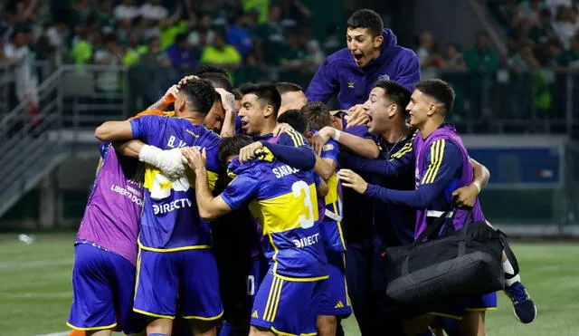 Boca Juniors consiguió su clasificación a la final de la Copa Libertadores por penales. Foto: EFE