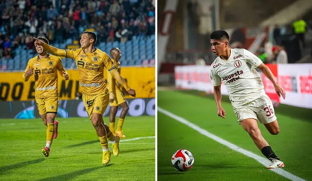 Ambos equipos se enfrentaron durante el Torneo Apertura. Foto: Composición LR / Instagram Cusco Fc / Twitter Universitario de Deportes