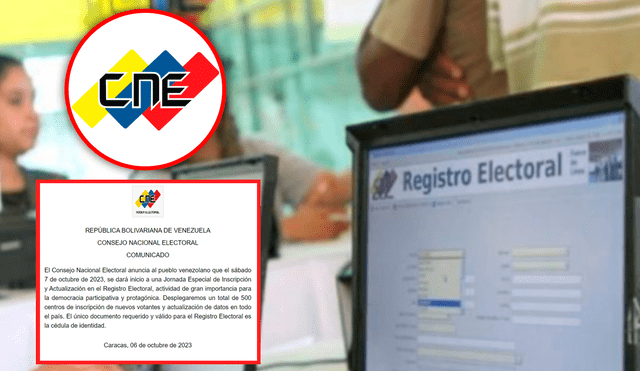 El CNE en Venezuela cumple funciones desde 1997. Foto: composición LR/El Nacional/CNE