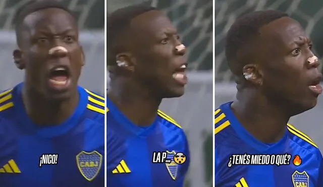 Luis Advíncula jugó los 90 minuto del partido de vuelta entre Boca Juniors y Palmeiras. Foto: composición de LR/captura de ESPN Argentina