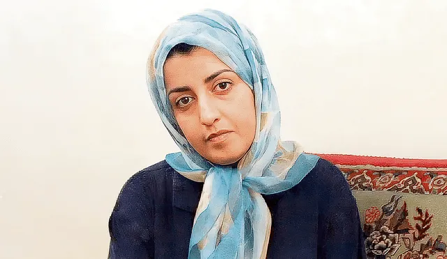 Mujer valiente. Una de los últimos retratos de Narges Mohammadi antes de ser detenida por cuestionar la teocracia iraní. Foto: difusión