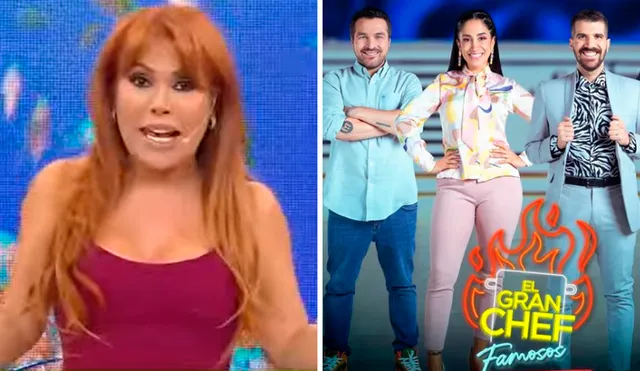 Magaly leyó los comentarios de los usuarios que se mostraron en contra de algunos personajes que fueron convocados a 'El gran chef'. Foto: Composición LR / ATV / Latina