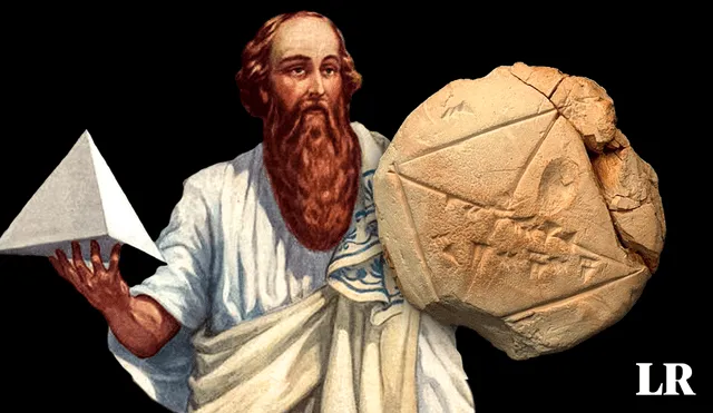 Existe evidencia de que el teorema de Pitágoras surgió primero en Mesopotamia en el siglo 1.700 antes de Cristo. Foto: composición LR