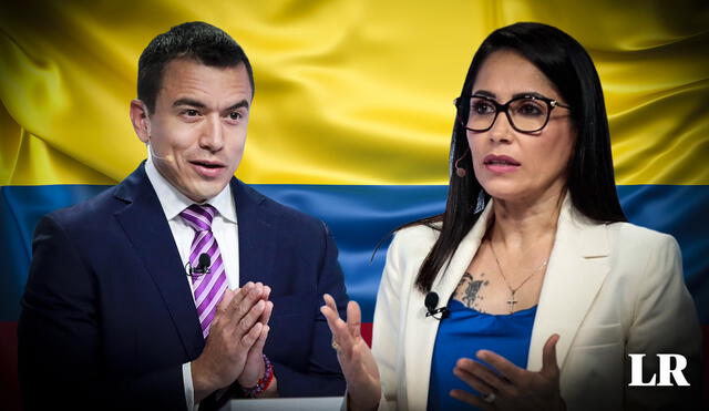 Daniel Noboa y Luisa Gonzáles se enfrentarán en la segunda vuelta presidencial en Ecuador. Esto dicen las encuestas sobre ellos. Foto: composición LE/CNE/Freepik