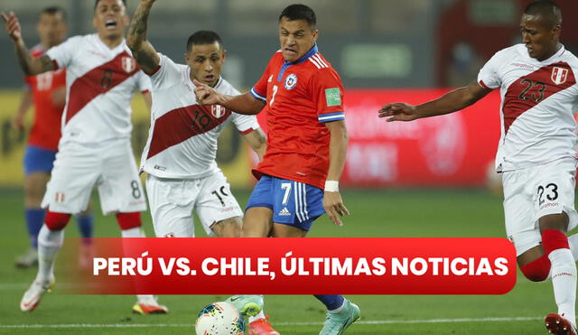 Perú y Chile se enfrentaron por última vez en eliminatorias el 2021. Foto: composición de LR/AFP
