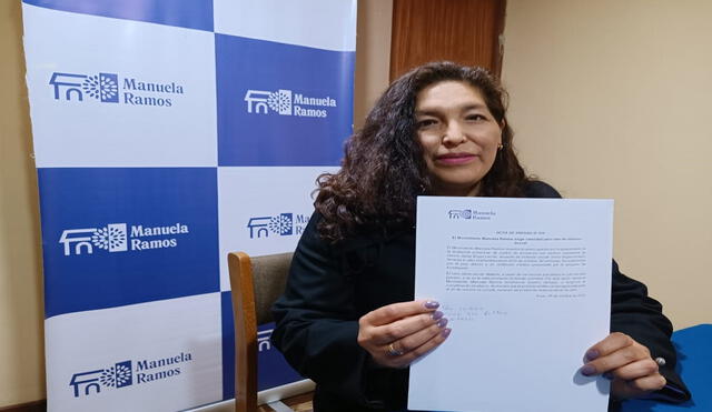 Abogada de organización Manuela Ramos afi rma que el proceso no se está desarrollando con normalidad. Foto: La República