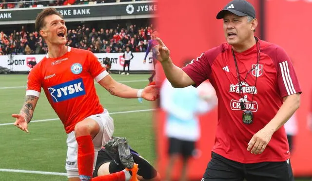 Juan Reynoso buscará el primer triunfo de Perú en las Eliminatorias 2026 en su visita a Chile. Foto: composición/selección peruana