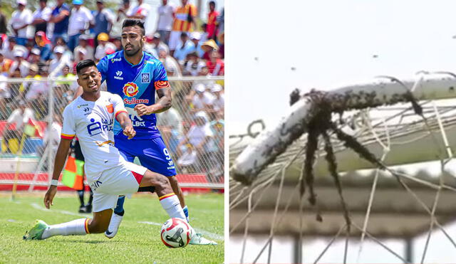 Una peligrosa escena se vio durante el primer tiempo de este partido de la Liga 1. Foto: Alianza Atlético | Video: Liga 1 Max