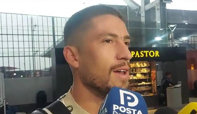 Santiago Ormeño declaró antes de arribar a suelo peruano. Video: X/POSTADeportes