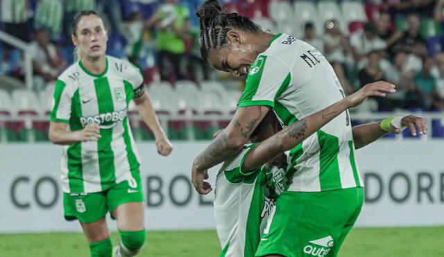 Las verdolagas sacaron una gran victoria por la Copa Libertadores Femenina. Foto: Atlético Nacional