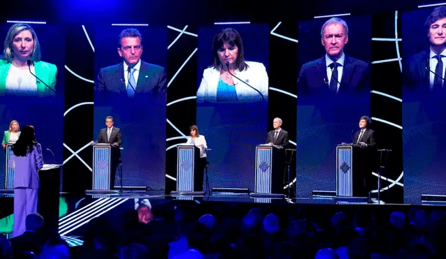 Los 5 candidatos presentaron sus mejores propuestas de gobierno de cara a las elecciones presidenciales. Foto: captura de La Nación