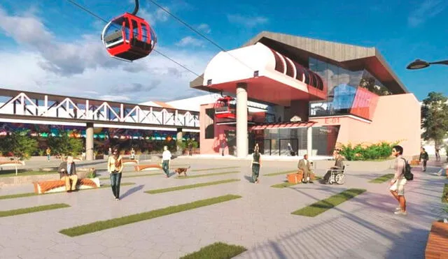 Teleférico estaría listo para la próxima década. Foto: Municipalidad de Lima