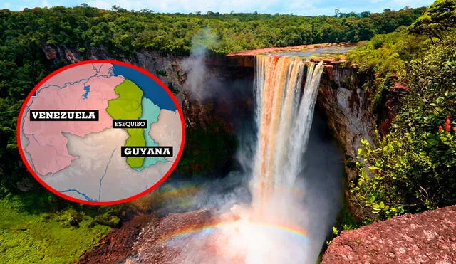 Conoce cuáles son las razones de la disputa entre Venezuela y Guyana por Esequibo. Foto: Composición LR / Twitter