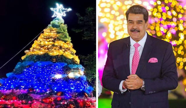 El presidente de Venezuela volvió a adelantar la celebración de la Navidad en tierras caribeñas. Foto: composición LR/Partido Socialista Unido de Venezuela/Venezuela News
