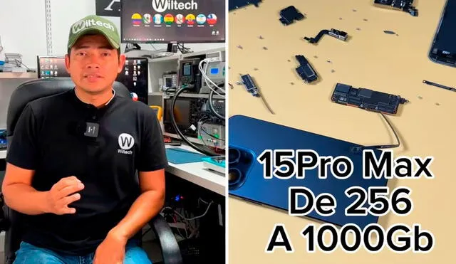 El video tiene miles de reproducciones en TikTok. Foto: Wiltech El video tiene miles de reproducciones en TikTok. Foto: Wiltech