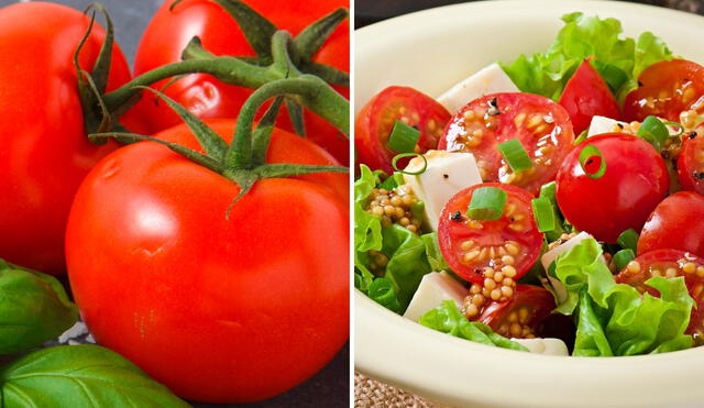 El tomate conforma el ingrediente principal para sazonar aderezos. Foto: composición LR/Freepik