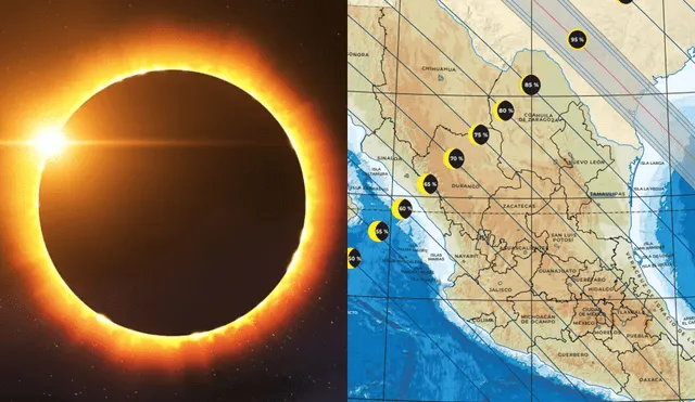 Eclipse solar 2023 en México: horarios y cómo se verá en cada ciudad ...