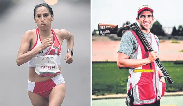Merecido. La maratonista y el tirador han dejado en alto el nombre del Perú muchas veces. Foto: composiciónLR