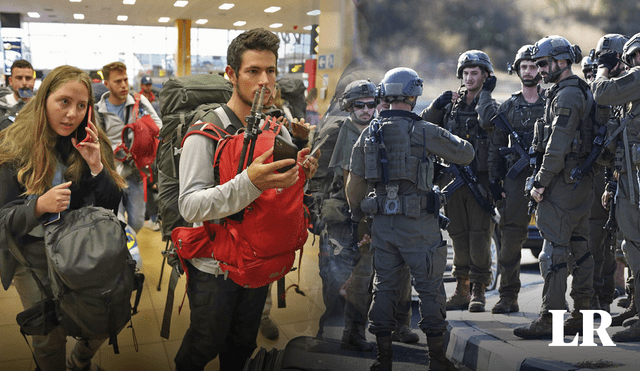 En Israel, todo adulto hasta la edad de 40 años cuenta como militar en reserva, está obligado a acudir a filas si se le llama. Foto: composición de Fabrizio Oviedo/LR/EFE