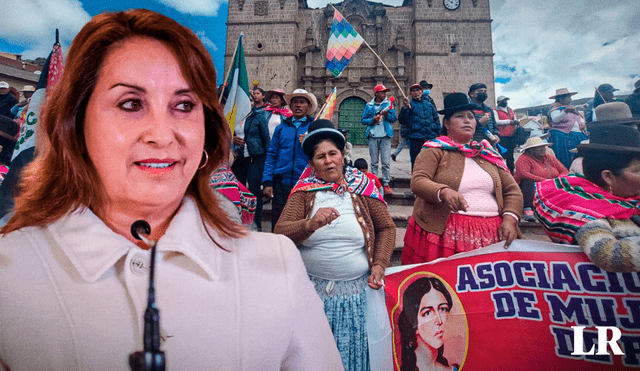 Los aimaras no aceptan a Dina Boluarte como presidenta del Perú. Foto: composición Alvaro Lozano/LR