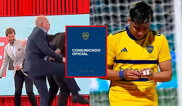 El periodista argentino fue tendencia en las redes sociales por su mal actuar. Foto: captura de ESPN/Boca Juniors