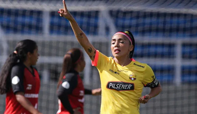 Las ecuatorianas lograron sus primeros puntos en el último partido del grupo A. Foto: Barcelona SC