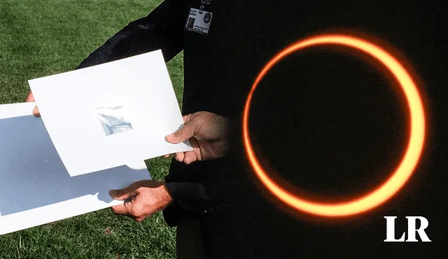 Con materiales fáciles de conseguir se puede crear proyectores para ver eclipses. Foto: NASA
