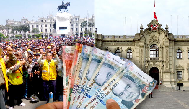 El Pleno del Congreso aprobó los pagos parciales para exfonavistas. Foto: composición LR