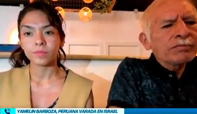 Ciudadana en Israel junto con su padre pide ayuda al Gobierno para regresar a Perú. Foto: captura Canal N
