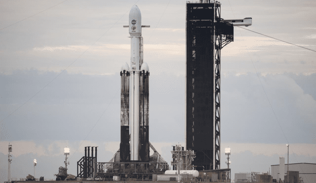 La misión Psyche será propulsada por un cohete Falcon Heavy, desarrollado por SpaceX. Foto: NASA