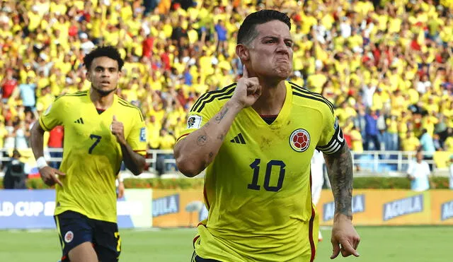 La selección de Colombia podría clasificar a una Copa del Mundo tras estar ausente en Qatar 2022. Foto: EFE