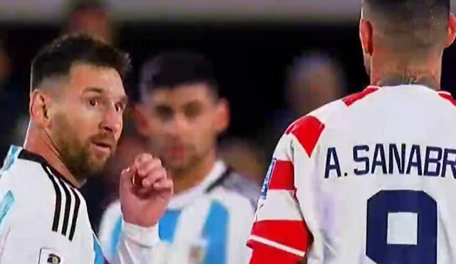 Lionel Messi fue suplente en el Argentina vs. Paraguay. Foto: captura TVP - Video: TVP