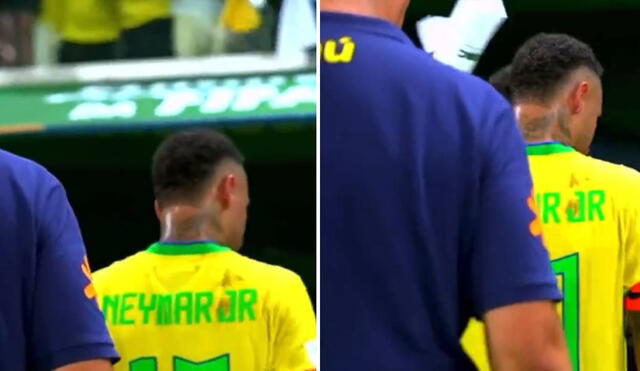 El brasileño fue atacado por su propia hinchada al término de partido. Foto: captura/Sport TV