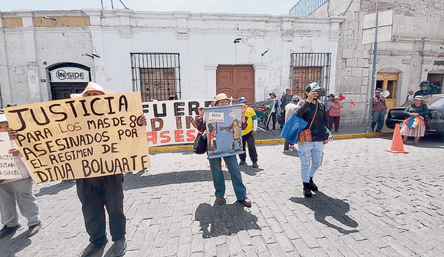 Arequipa. Rechazaron la represión del Gobierno de Boluarte. Foto: difusión